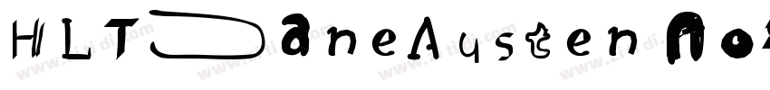 HLT JaneAusten NoSec字体转换